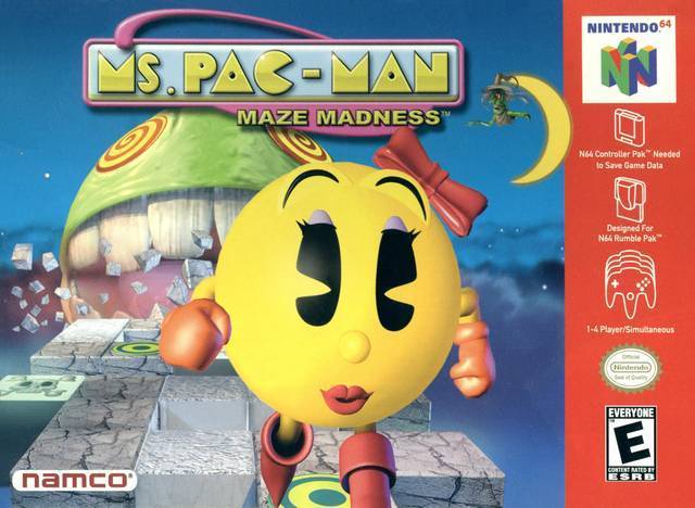 MS PAC MAN: MAZE MADNESS - Video Game Delivery