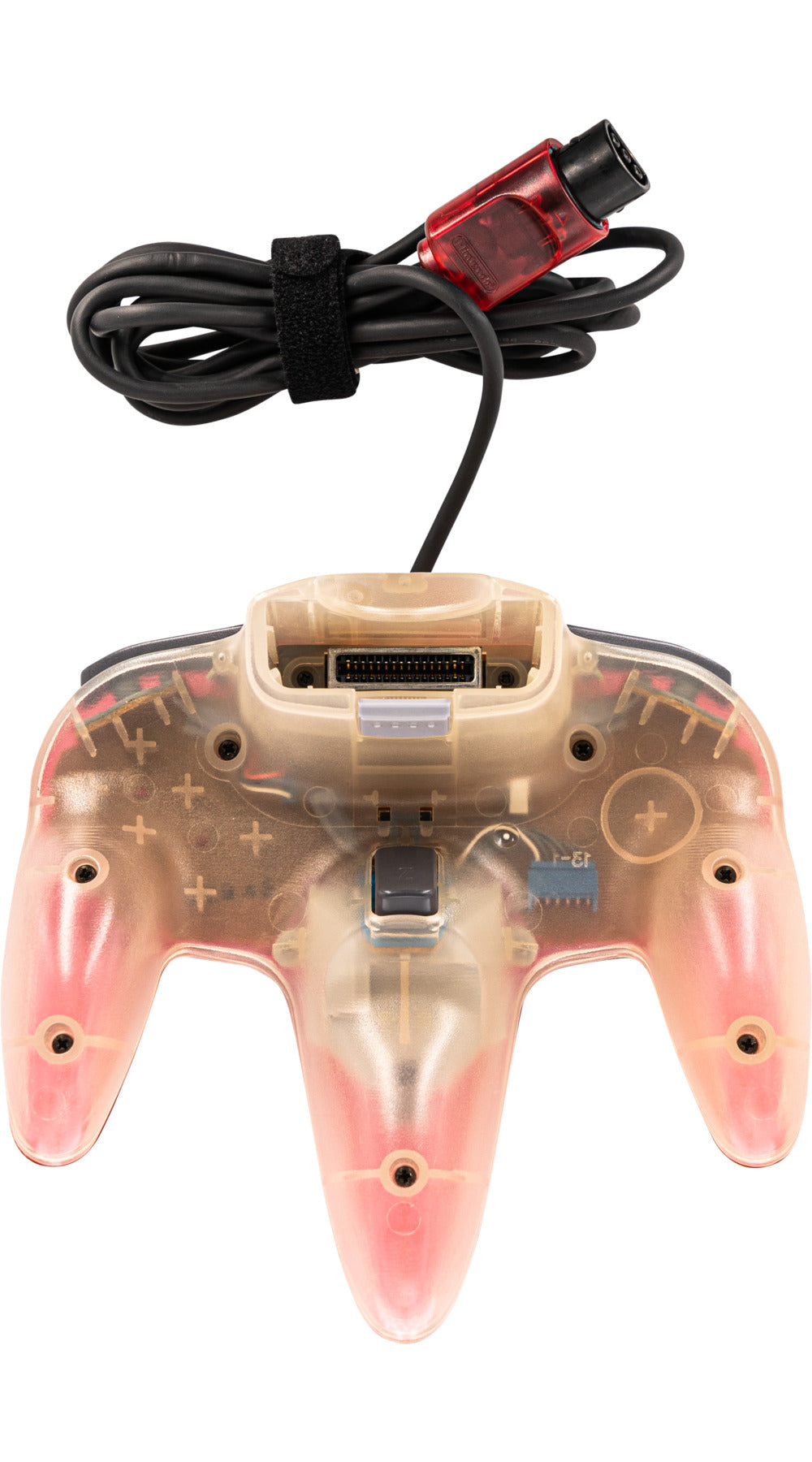 Nintendo N64 Controller Original Watermelon Red & Clear White - Video Game Delivery