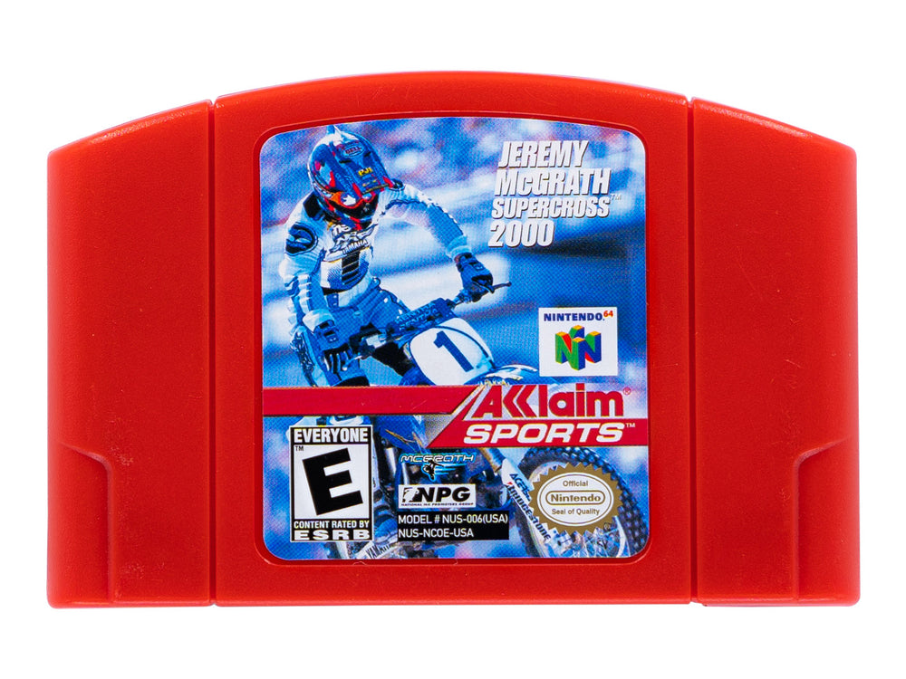 JEREMY MCGRATH SUPER CROSS 2000 - Video Game Delivery