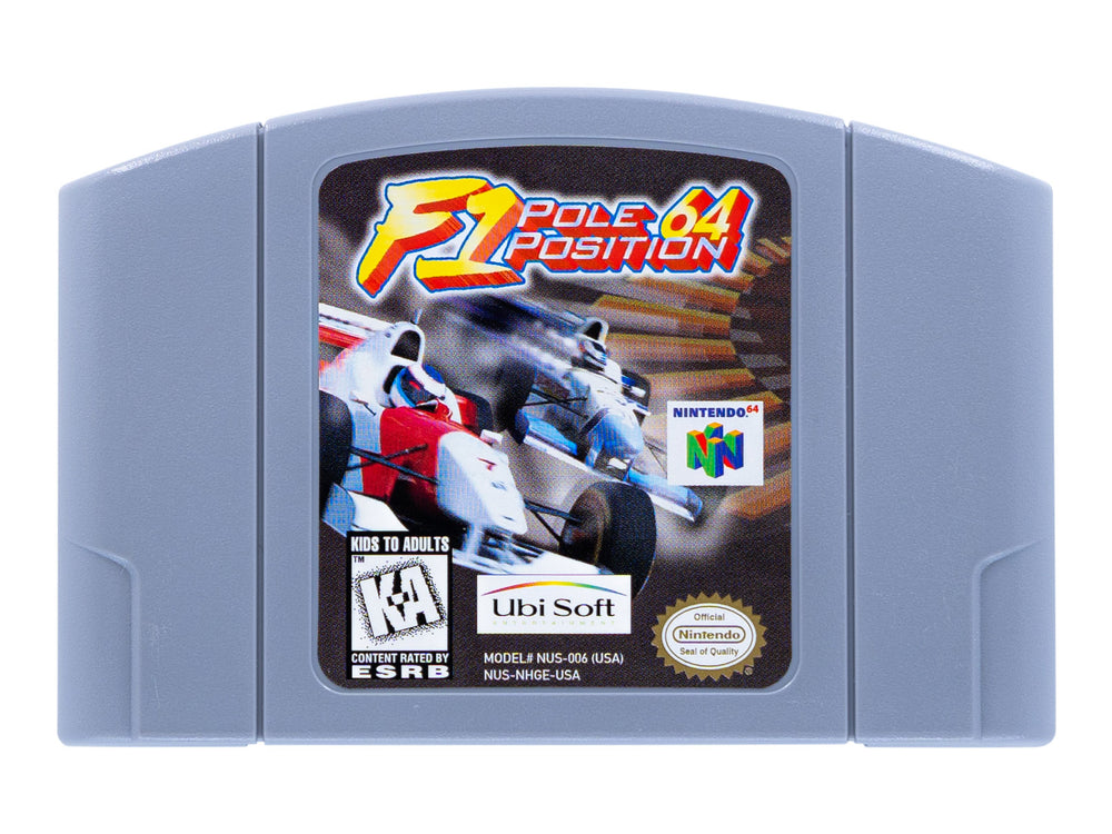 F-1 POLE POSITION 64 - Video Game Delivery