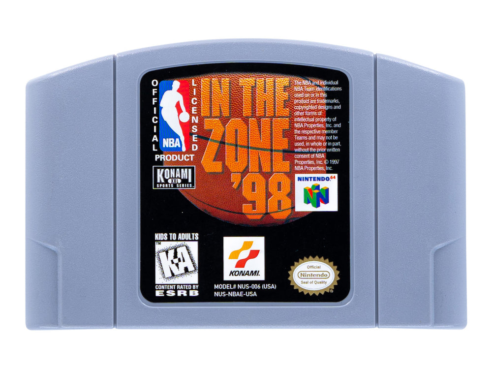 NBA IN THE ZONE ’98 - Video Game Delivery