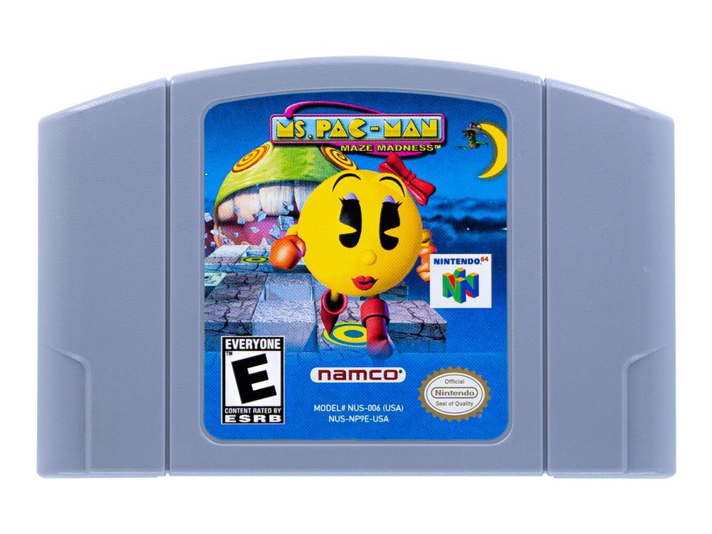 MS PAC MAN: MAZE MADNESS - Video Game Delivery