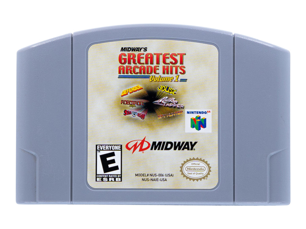 MIDWAY’S GREATEST ARCADE HITS VOLUME 1 - Video Game Delivery