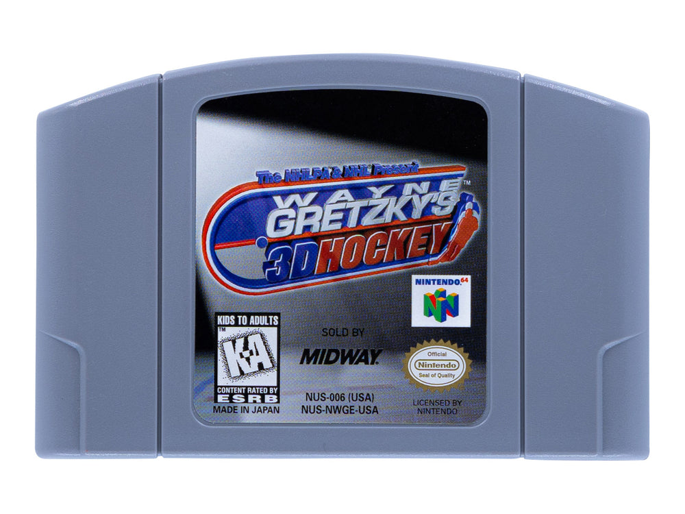 WAYNE GRETZKY’S 3-D HOCKEY - Video Game Delivery