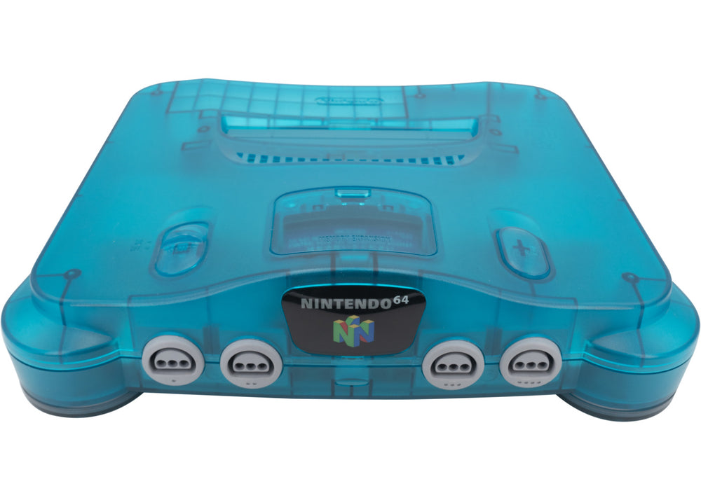 Nintendo 64 Funtastic Ice Blue Console - Video Game Delivery