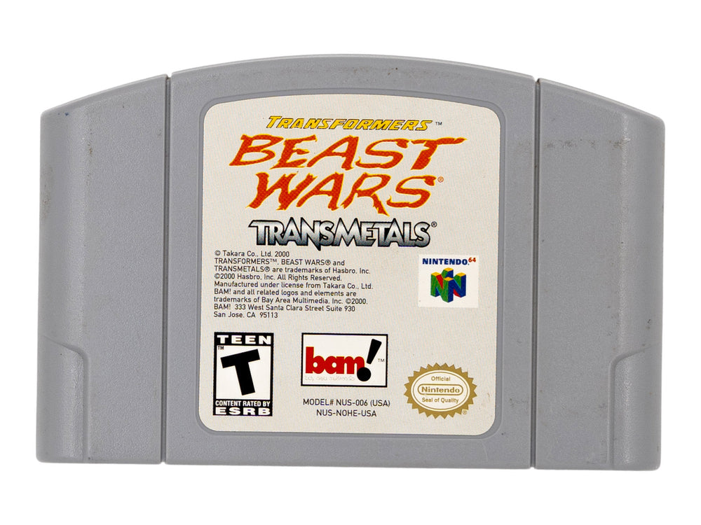 TRANFORMERS: BEAST WARS TRANSMETALS - Video Game Delivery